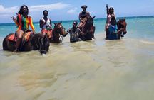 Green Grotto Caves and Horseback riding Combo from Ocho Rios