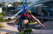 Blazing Bull Zip Line Activity at Toroverde Urban Park San Juan