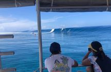 Taxi Boat to Watch the Teahupoo International Surfing Competition