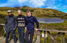 Snowy Ruiz + Hot Springs from Pereira