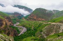 Guba, Candy Cane mountain, Khinaliq village with HOMEMADE lunch