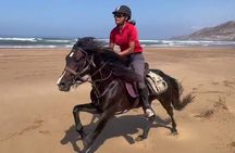 3-hour Horseback Ride Mountain and Beach Morocco
