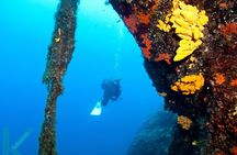 Discover Scuba Diving in the Caldera of the Volcano in Santorini