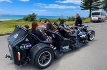 TAURANGA SHORE EXCURSION: Epic 25 min V8 Trike tour of Mt Maunganui & Tauranga