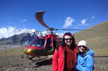 Everest Base Camp Helicopter Tour landing at Everest View Hotel.