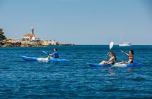 Rovinj islands kayak tour with drinks