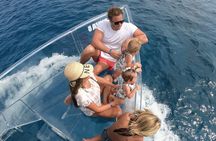 Excursion to Reefs in a transparent boat from Cancun