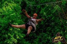 Adventure tour on ATV with Zip Line and Cenotes in Mayan Jungle