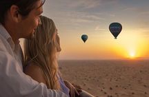 Hot Air Balloon Flight in Dubai with Breakfast, Falconry and Camel Ride 