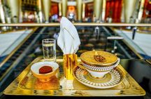 Burj Khalifa At the TOP with Gold Coffee at Burj Al Arab
