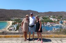 The bays of Huatulco and it's beautiful surrounding areas by land