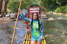 Private River Bamboo Raft with Limestone Foot Massage in Montego Bay