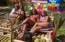 Bamboo Rafting and Limestone Foot Massage Tour