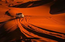 Doha Desert Safari Dune bashing,Sandboarding,CamelRide,Inland Sea