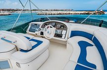 4 Hour 50' Azimut Yacht All-Inclusive in Tulum & Playa del Carmen