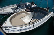 Luxury Eden 18 Private Self-drive boat hire in Latchi