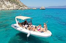 Cagliari Boat Tour 4 Stops .Possible Sighting of Dolphins 