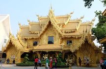 Golden Triangle, White, Black, Blue Temple Full Day Tour From Chiang Mai