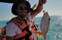 Private Fishing Tour in Holbox Island with Lunch and Pick up