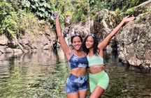 Small-Group El Yunque Waterslide Adventure & transportation 