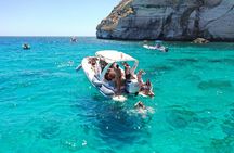 Cagliari Boat Tour 4 Stops .Possible Sighting of Dolphins 