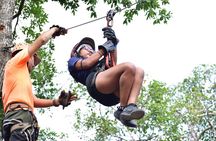 4 activities in 1 Horse Riding, ATV Shared, Cenote & Ziplines from Cancún