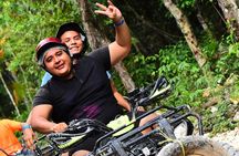 Combo 3 in 1 ATV (shared) Ziplines & Cenote in Puerto Morelos