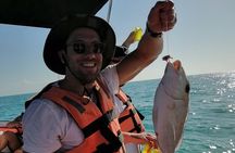Full Day Tour with Fishing and Snorkeling from Holbox