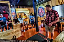 90 Minute Axe Throwing Guided Experience in Clearwater at Hatchet Hangout