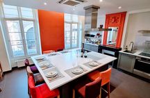 French pastries in a small group with a cheffe