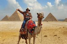 Giza pyramids, Sphinx and Camel ride half day tour 