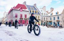 Amazing Winter Guided Biking Adventure in Old Quebec