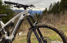E mountain bike tour