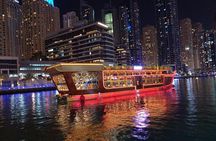 Luxury Dubai Marina Dhow Dinner Cruise With Private Transfer