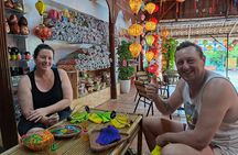 Hoi An City tour -Lantern Making and Silk Making process