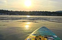 Stand up paddleboard adventure in Leangbukta
