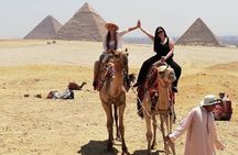 Giza Pyramids, Ride a Camel, Sphinx, Egyptian Museum& Bazaar, Lunch is included.