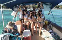 Full Day Private Pontoon Tour Around San Andrés Island
