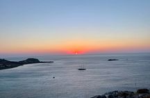 Small group hiking from Pefkos to Navarone Bay at sunrise