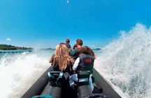Swim N Chill on a Military Style Speedboat 