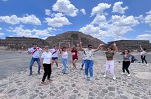 Guadalupe Shrine And Teotihuacan Pyramids From Mexico City