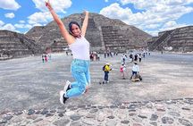 Guadalupe Shrine And Teotihuacan Pyramids From Mexico City