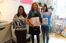 Risography Printing Art Class in Munich to make an Analogue Artwork.