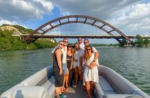 3 Hour Private Boat Charter on Lake Austin for up to 12 People