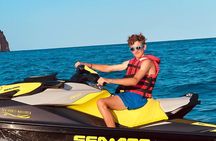 Jet ski tour Cala Millor Bay