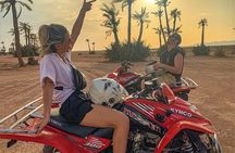 Quad bike tour in agafay desert 