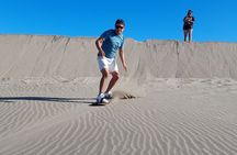 Sandboarding in the Mogote Dunes in Mexico