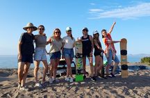 Sandboarding in the Mogote Dunes in Mexico
