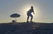 Sandboarding in the Mogote Dunes in Mexico