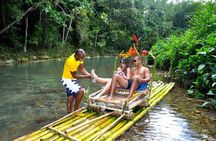 Private Bamboo Rafting along Great River with Pickup 